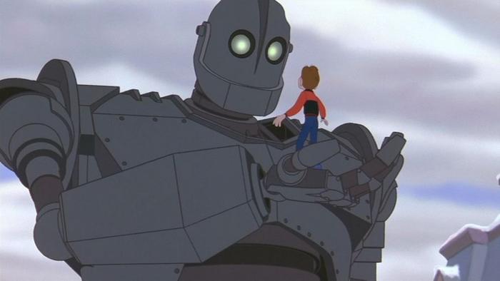 《钢铁巨人》(the iron giant)你的机器人朋友以一种壮烈和无私的方式