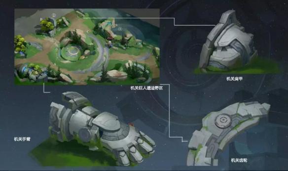 王者荣耀s9峡谷地图模型图片弈星离都同时上线