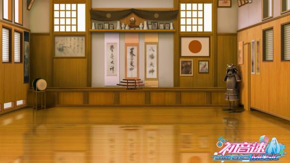 剑道课场景,一个非常帅气古朴的道场,讲求气剑体一道的剑道可以